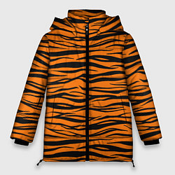 Куртка зимняя женская Тигра, цвет: 3D-черный