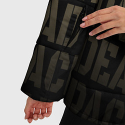 Куртка зимняя женская Dead Space или мертвый космос, цвет: 3D-черный — фото 2