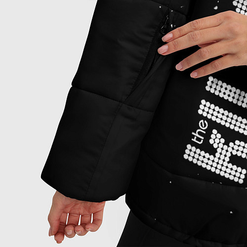 Женская зимняя куртка The Killers и рок символ на темном фоне / 3D-Черный – фото 5
