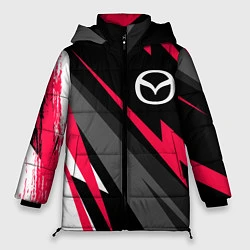 Куртка зимняя женская Mazda fast lines, цвет: 3D-черный