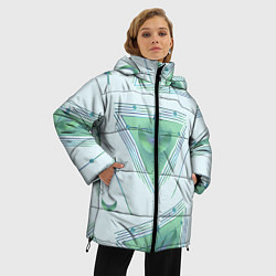 Куртка зимняя женская Луна в треугольнике, цвет: 3D-светло-серый — фото 2