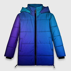 Женская зимняя куртка Тёмно-синий градиент