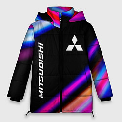 Куртка зимняя женская Mitsubishi speed lights, цвет: 3D-черный