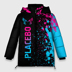 Куртка зимняя женская Placebo - neon gradient: по-вертикали, цвет: 3D-черный