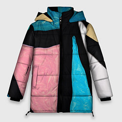 Куртка зимняя женская Переливы красок, цвет: 3D-черный