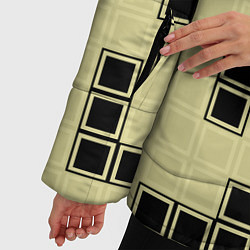 Куртка зимняя женская Тетрис ретро, цвет: 3D-светло-серый — фото 2