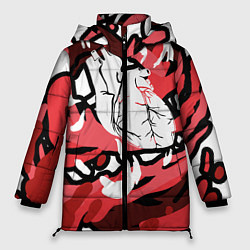 Куртка зимняя женская The Bloody Heart, цвет: 3D-черный