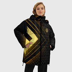 Куртка зимняя женская Volkswagen sign, цвет: 3D-черный — фото 2