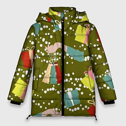 Куртка зимняя женская Подарки и сувениры, цвет: 3D-красный