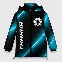 Куртка зимняя женская Yamaha неоновые лампы, цвет: 3D-черный