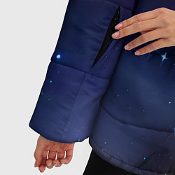 Куртка зимняя женская Космическое полотно, цвет: 3D-черный — фото 2