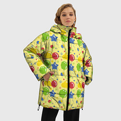 Куртка зимняя женская Яркий праздник, цвет: 3D-светло-серый — фото 2