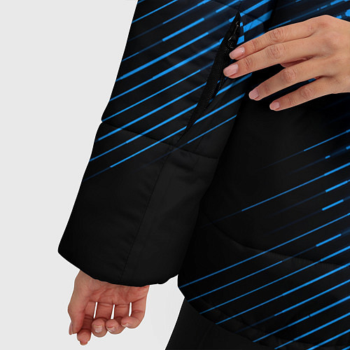 Женская зимняя куртка Architects звуковая волна / 3D-Черный – фото 5