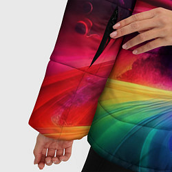 Куртка зимняя женская Неоновая краска, цвет: 3D-черный — фото 2