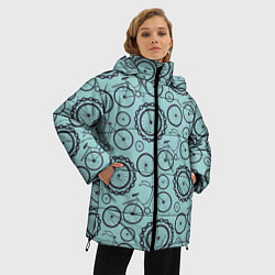 Куртка зимняя женская Любитель велика, цвет: 3D-черный — фото 2