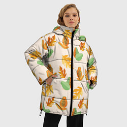 Куртка зимняя женская Осенняя папайя, цвет: 3D-светло-серый — фото 2