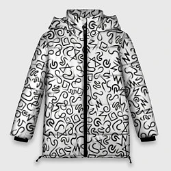 Куртка зимняя женская Текстурка, цвет: 3D-светло-серый