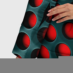 Куртка зимняя женская Сотовая структура 3D, цвет: 3D-красный — фото 2