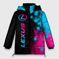 Куртка зимняя женская Lexus - neon gradient: по-вертикали, цвет: 3D-черный