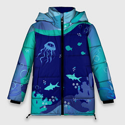 Куртка зимняя женская На глубине, цвет: 3D-черный