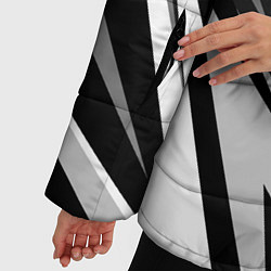 Куртка зимняя женская Спортивная униформа - фитнес, цвет: 3D-светло-серый — фото 2