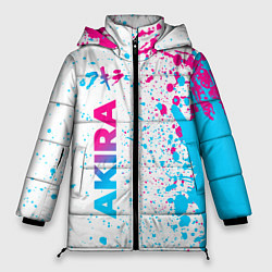 Куртка зимняя женская Akira neon gradient style: по-вертикали, цвет: 3D-черный