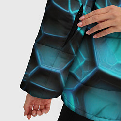 Куртка зимняя женская Броня из неоновых плит, цвет: 3D-черный — фото 2