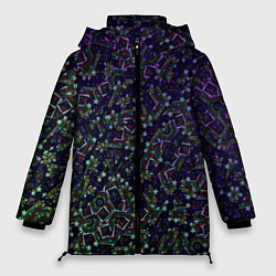 Куртка зимняя женская Космический треш, цвет: 3D-черный