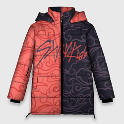 Куртка зимняя женская Strey Kids x Anime, цвет: 3D-черный