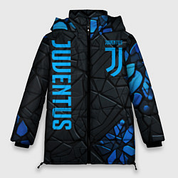 Куртка зимняя женская Juventus logo, цвет: 3D-светло-серый