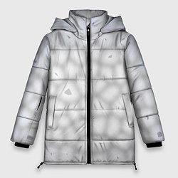 Куртка зимняя женская Размытый сетчатый узор, цвет: 3D-красный