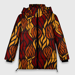 Женская зимняя куртка Hot Flames - паттерн