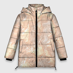 Куртка зимняя женская Бежевый вихрь, цвет: 3D-черный