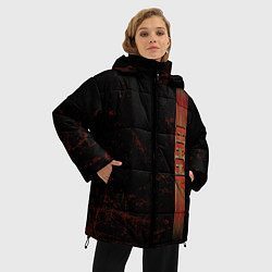 Куртка зимняя женская СССР ретро, цвет: 3D-красный — фото 2