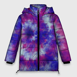 Куртка зимняя женская Tie-Dye дизайн, цвет: 3D-светло-серый