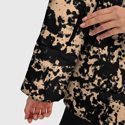 Куртка зимняя женская Текстура пятнистый, цвет: 3D-черный — фото 2