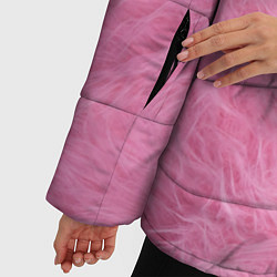 Куртка зимняя женская Розовая шерсть, цвет: 3D-светло-серый — фото 2