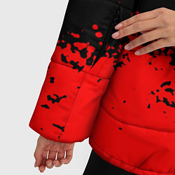 Куртка зимняя женская Rainbow Six красные краски, цвет: 3D-красный — фото 2