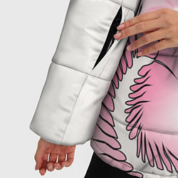 Куртка зимняя женская Сердце сколопендры, цвет: 3D-светло-серый — фото 2