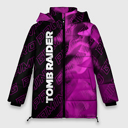 Куртка зимняя женская Tomb Raider pro gaming по-вертикали, цвет: 3D-черный