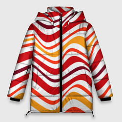 Куртка зимняя женская Модные линии, цвет: 3D-светло-серый