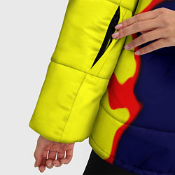 Куртка зимняя женская Pubg military game, цвет: 3D-светло-серый — фото 2