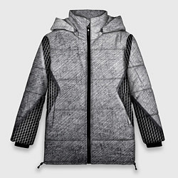 Куртка зимняя женская Стальная болванка, цвет: 3D-светло-серый