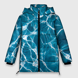 Куртка зимняя женская Кристально чистая вода, цвет: 3D-черный