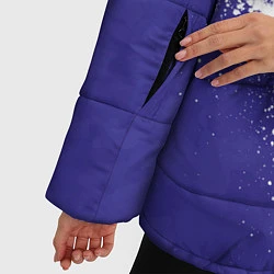 Куртка зимняя женская Вольво - триколор, цвет: 3D-светло-серый — фото 2
