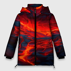 Куртка зимняя женская Текущая магма, цвет: 3D-красный