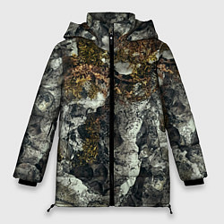 Куртка зимняя женская Маскировка невидимка четыре камуфляж милитари, цвет: 3D-черный