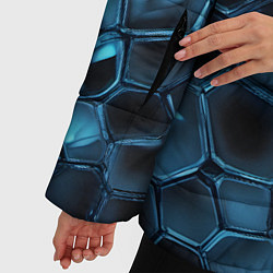 Куртка зимняя женская Синее стекло, цвет: 3D-светло-серый — фото 2
