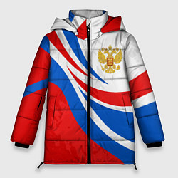 Куртка зимняя женская Россия - спортивная униформа, цвет: 3D-красный