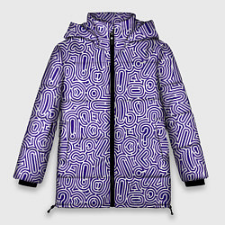 Куртка зимняя женская Лабиринт из знаков препинания, цвет: 3D-светло-серый